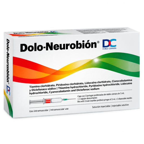 DOLO-NEUROBION DC CAJA DE 3 AMPOLLAS INYECTABLES – Fast Relief Support from Vitamins Global