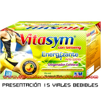 VitaSym Con Ginseng Vitaminas En El Salvador