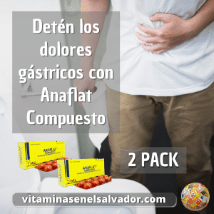ANAFLAT COMPUESTO 2-Pack | 20 Enteric Coated Tablets