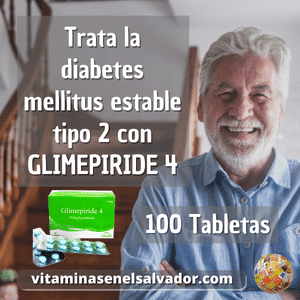 GLIMEPIRIDE 4 MG Tablets - 100 Count by GENERICOS ECOMED