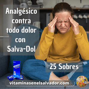 SALVADOL TODO DOLOR 500 MG/25 MG - 25 Sachets of 2 Tablets Each