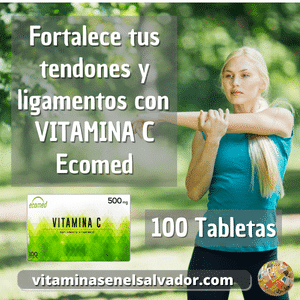 Vitamin C ECOMED 500mg - 100 Tablets for Everyday Health